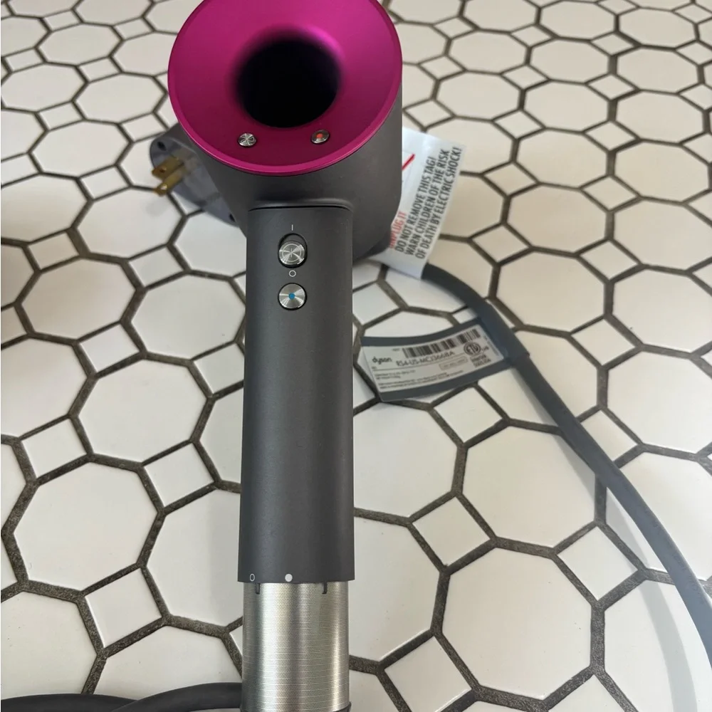 Dyson Hair Dryer - Pink and Gray - Picture 2 of 5